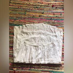 Westport White layered skirt